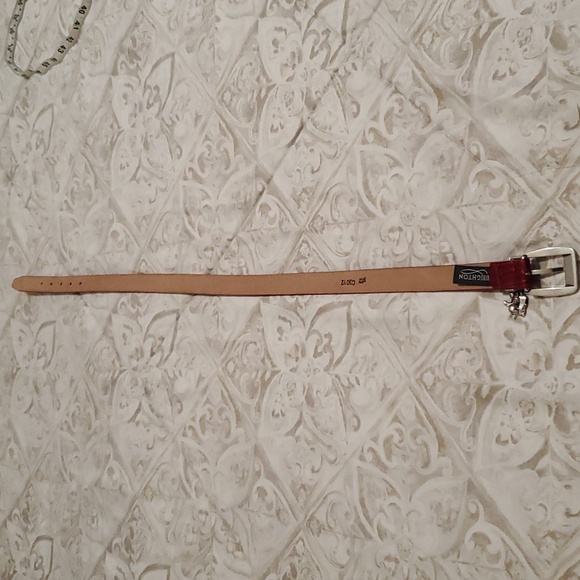 Brighton Red Belt with Golf Charms Size ML/32 - Picture 10 of 16